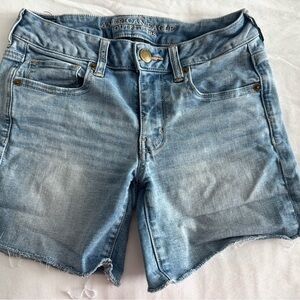 American Eagle Outfitters Sky Blue Denim Shorts